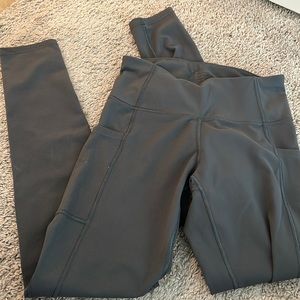Gray leggings